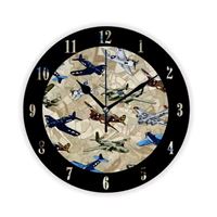 Wall Clock Airplanes