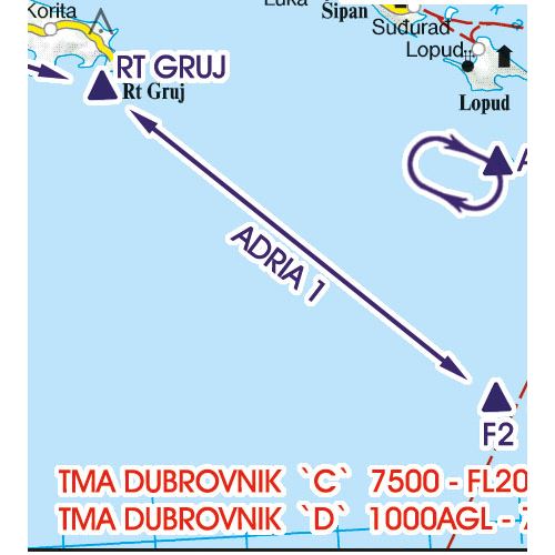 Croatia-BIH VFR ICAO Chart 2025