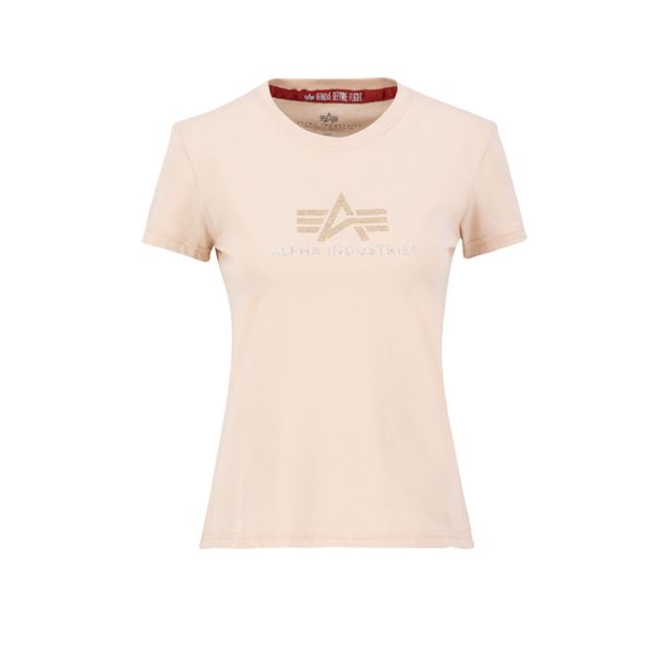 Alpha Industries Women T-shirt Crystal peach, S
