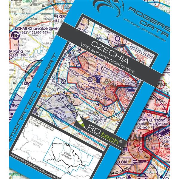 Czech Republic VFR ICAO Chart 2025
