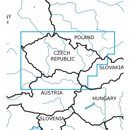 Czech Republic VFR ICAO Chart 2025