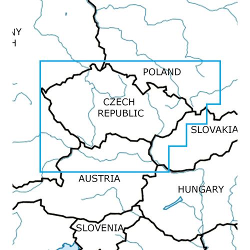 Česká Republika VFR mapa 2024