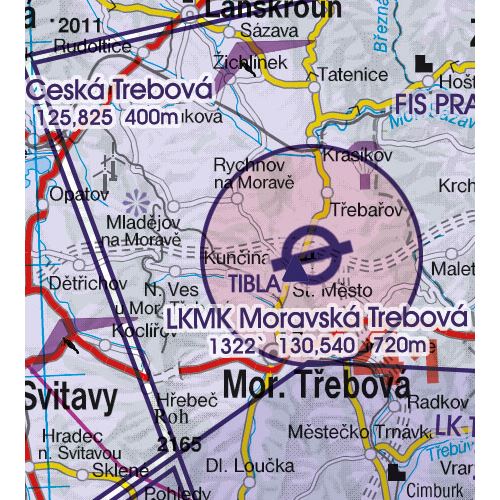 Czech Republic VFR ICAO Chart 2025