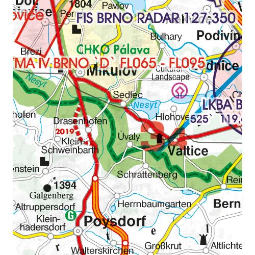 Czech Republic VFR ICAO Chart 2025