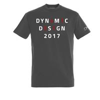 Tričko pánské Dynamic Design 2017, šedá, L