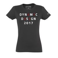 Tričko dámské Dynamic Design 2017, šedá, M