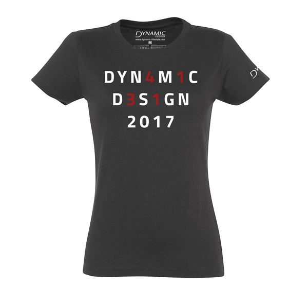 Tričko dámské Dynamic Design 2017, šedá, M