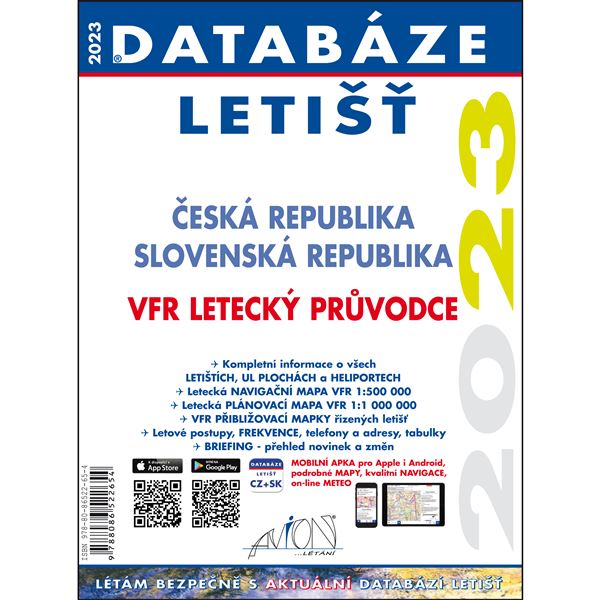 Databáze letišť 2023 CZ+SK
