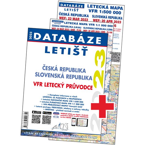 Databáze letišť 2023 CZ+SK