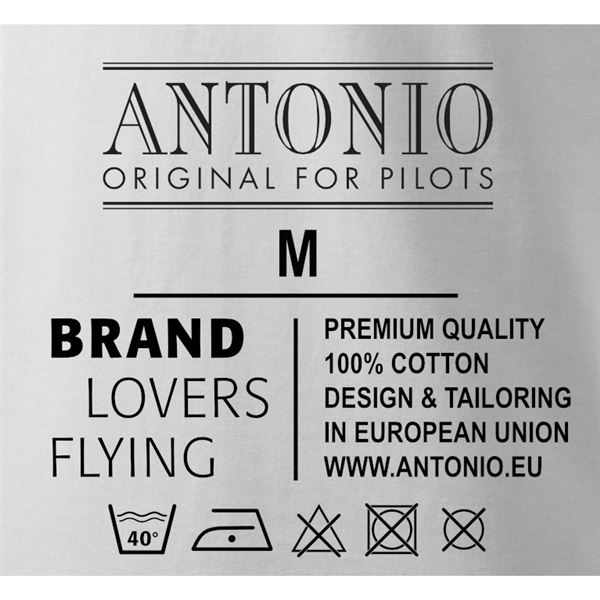 ANTONIO T-Shirt with DOUGLAS DC-3, white, M