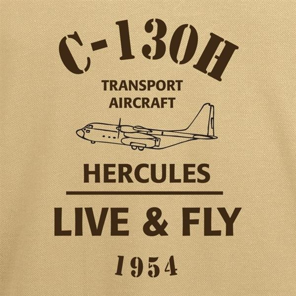 ANTONIO Dámská polokošile s letadlem HERCULES C-130H, XXL