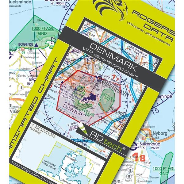 Denmark VFR ICAO Chart 2024