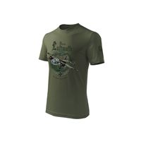 ANTONIO T-Shirt with bomber DORNIER DO 17, green, M