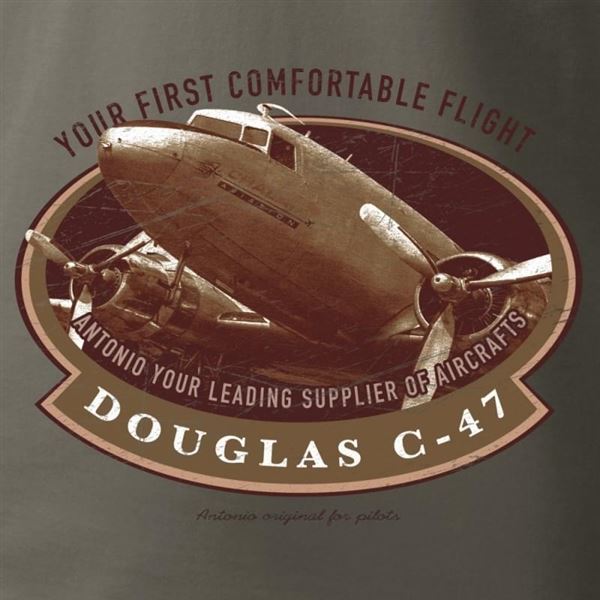 ANTONIO T-Shirt transport aircraft Douglas C-47 SKYTRAIN, L