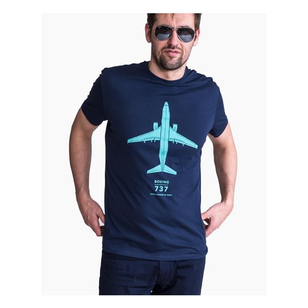 EEROPLANE T-shirt Boeing 737 navy, XXL