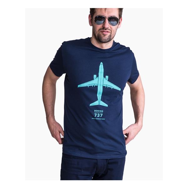 EEROPLANE T-shirt Boeing 737 navy, XL