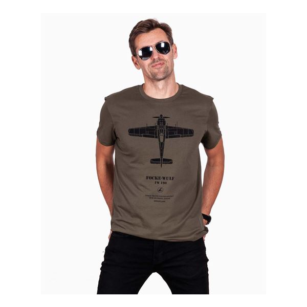 EEROPLANE Focke-Wulf FW190 T-shirt khaki, XXL