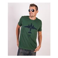 EEROPLANE T-shirt Messerschmitt Me262 green, M EEROPLANE T-shirt Messerschmitt Me262 green, M