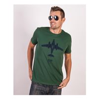 EEROPLANE T-shirt Messerschmitt Me262 green, M