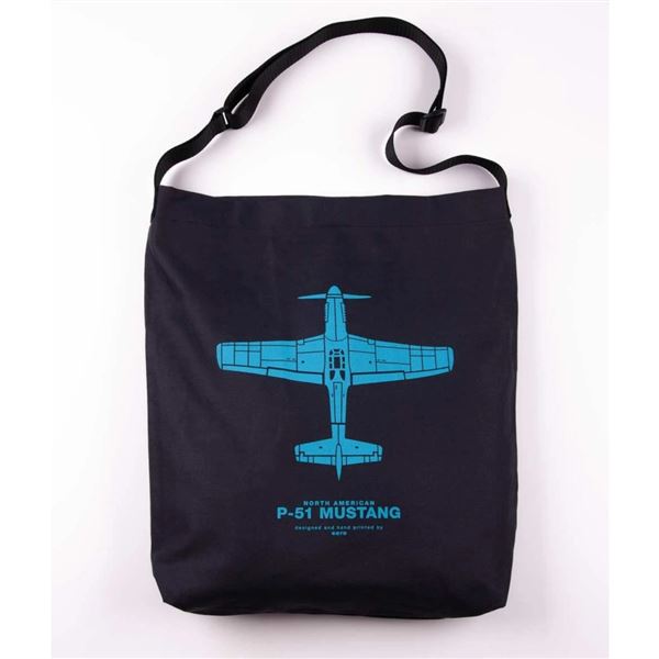 EEROPLANE Taška Mustang P-51 navy