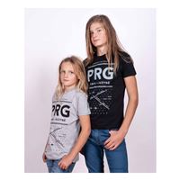 EEROPLANE Kid's T-shirt PRG Airport black, 7-8y