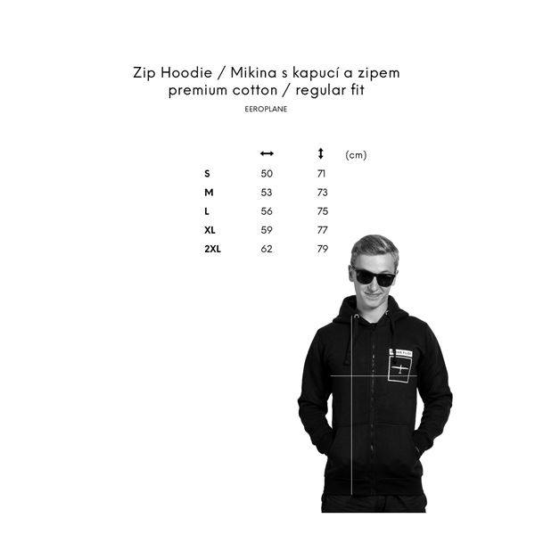 EEROPLANE Spitfire Zip Hoodie black, M