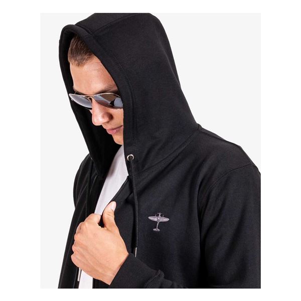 EEROPLANE Spitfire Logo Zip Hoodie black, XL