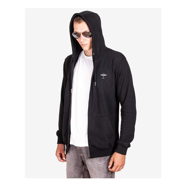 EEROPLANE Spitfire Logo Zip Hoodie black, L