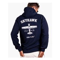 EEROPLANE Cessna 172 Skyhawk Zip Hoodie - navy, L