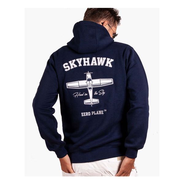 EEROPLANE Mikina Cessna 172 Skyhawk - navy, XL