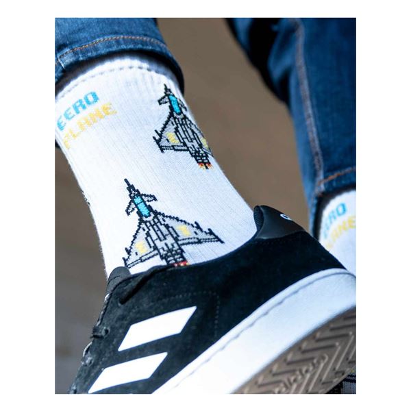 EEROPLANE Eurofighter Socks white, 36/41