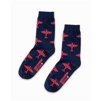 EEROPLANE Spitfire Socks navy/red, 39/42