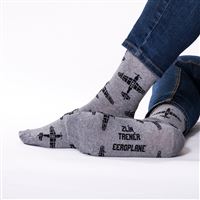 EEROPLANE Zlin Trener Master Socks grey, 43/46