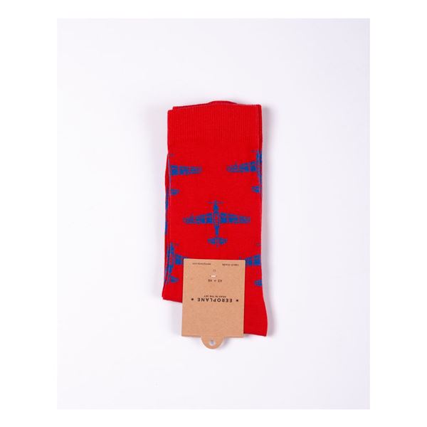 EEROPLANE Zlin Trener Master Socks red, 43/46