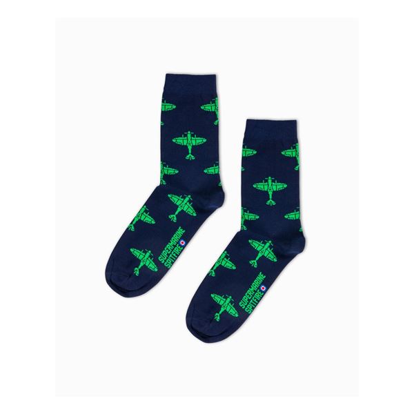 EEROPLANE Spitfire Socks navy, 39/42