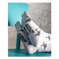 EEROPLANE De Havilland Mosquito Socks grey, 43/47