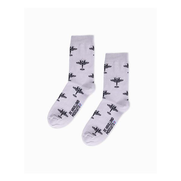EEROPLANE Ponožky de Havilland Mosquito - sv. šedá, 43/47