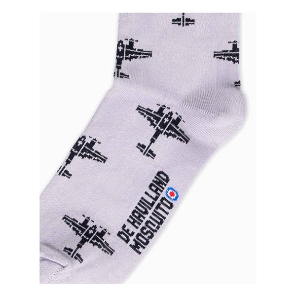 EEROPLANE De Havilland Mosquito Socks grey, 39/42