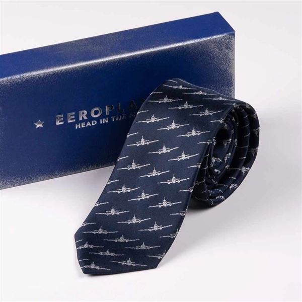 EEROPLANE Neck Tie Aviator, blue steel dark