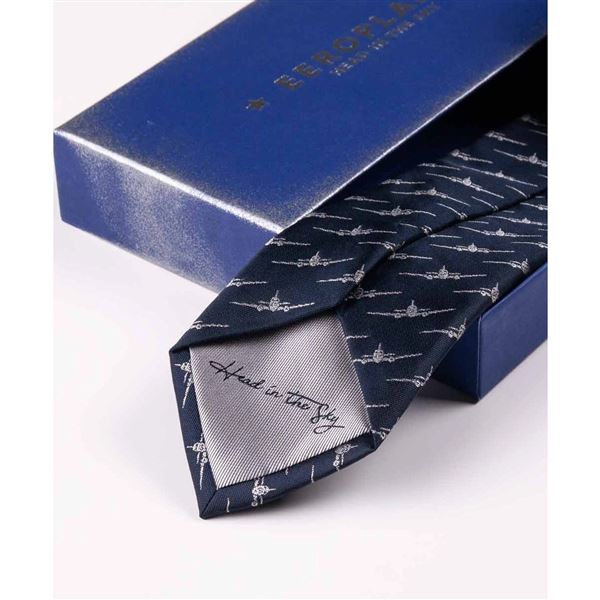 EEROPLANE Neck Tie Aviator, blue steel dark