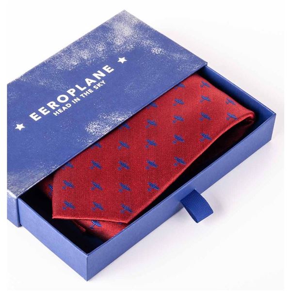EEROPLANE Spitfire Neck Tie, red