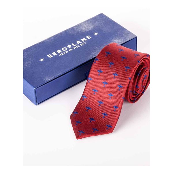 EEROPLANE Spitfire Neck Tie, red