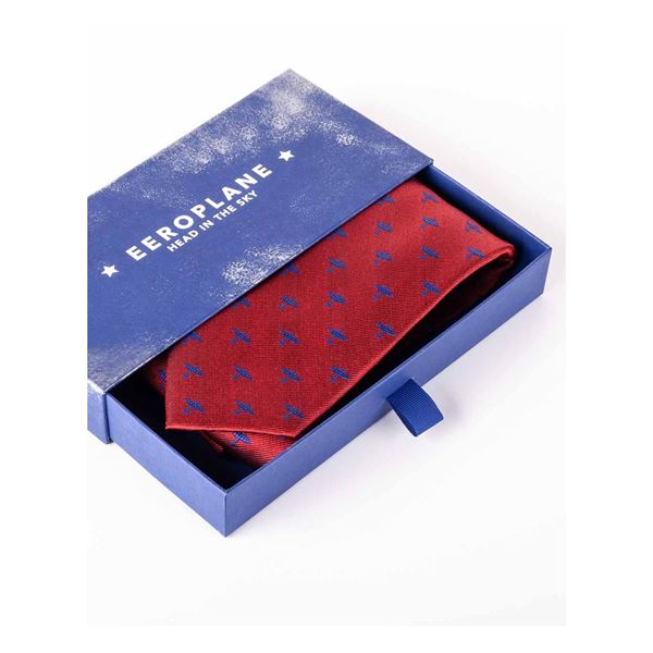 EEROPLANE Spitfire Neck Tie, red