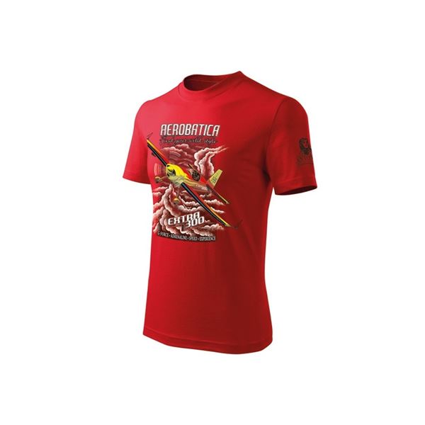 ANTONIO T-Shirt with plane EXTRA 300, red, M