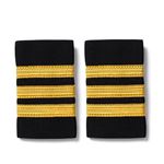 Výložky, Epolety 3 pruhy zlatá, pár