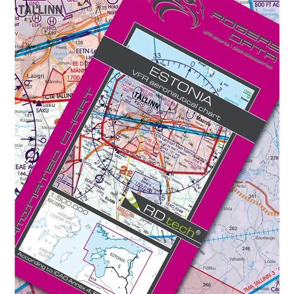 Estonia VFR ICAO Chart 2025