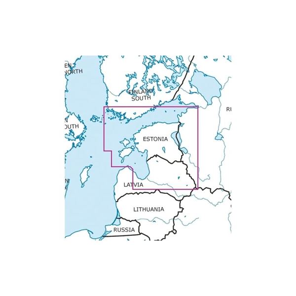 Estonsko VFR mapa 2022 1:500 000