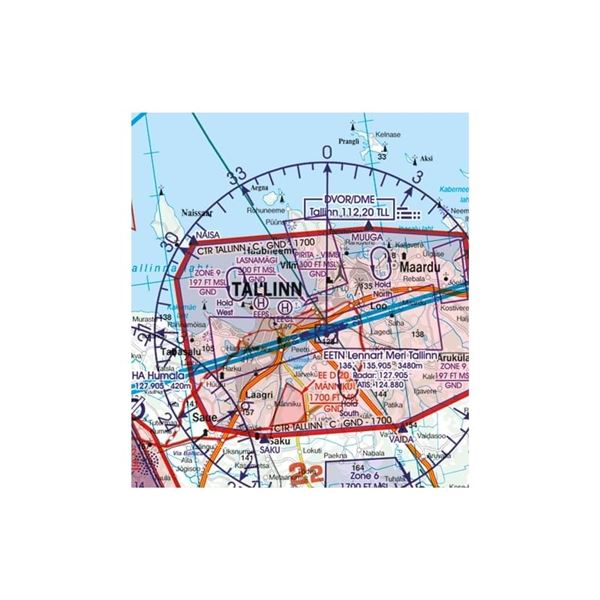 Estonia VFR ICAO Chart 2025