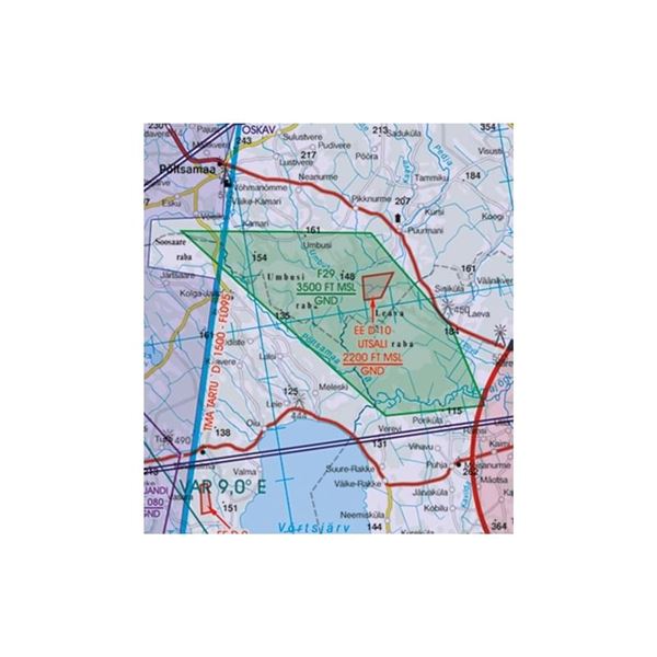 Estonia VFR ICAO Chart 2025