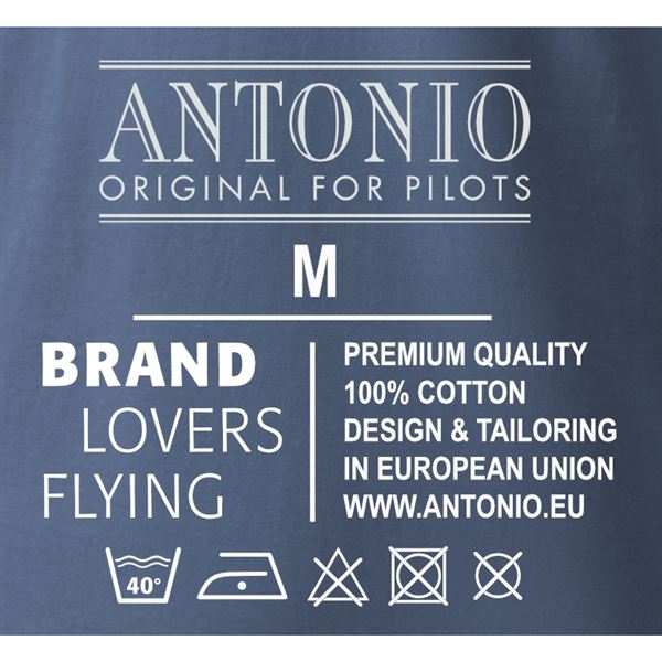 ANTONIO T-shirt with fighter F-15C EAGLE, L